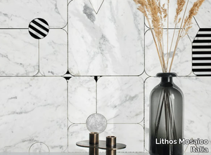 TRÈS CHIC - Marble wall/floor tiles _ Lithos Mosaico Italia