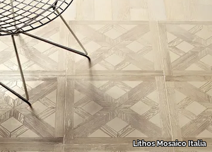 ESSENCE - QUADROTTA TILE 457 - Marble flooring with wood effect _ Lithos Mosaico Italia