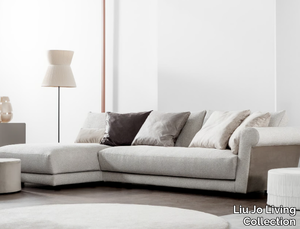 DREAM AWAY - Sectional fabric sofa with chaise longue _ Liu Jo Living Collection