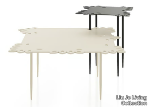 FLAT LACE - Square painted metal coffee table _ Liu Jo Living Collection