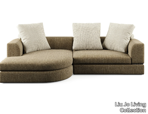 PIXI - Fabric sofa with chaise longue _ Liu Jo Living Collection