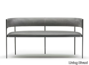 ERA SETTEE - Leather small sofa _ Living Divani