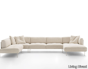 ROD SYSTEM - Sectional fabric sofa _ Living Divani