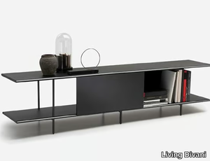 RAILWAY - Wooden sideboard with sliding doors _ Living Divani