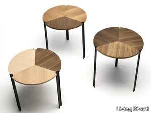 STARSKY - Low stackable modular wooden coffee table _ Living Divani