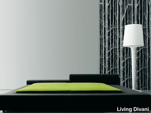 EXTRA WALL - Double bed with upholstered headboard _ Living Divani