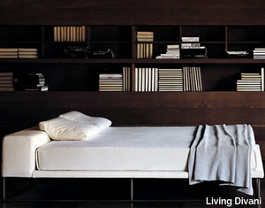 ILE - Double bed with upholstered headboard _ Living Divani