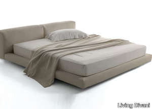 SOFTWALL - Double bed with upholstered headboard _ Living Divani