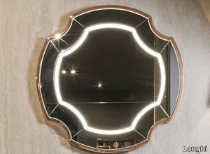 GRAYDON LIGHT - Wall-mounted mirror with integrated lighting _ Longhi