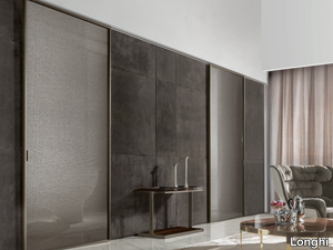 SPARK - Fabric glass sliding door _ Longhi