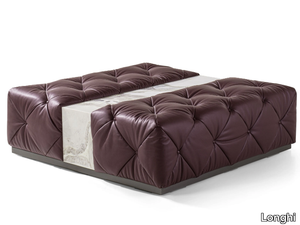 MUST - Tufted leather pouf _ Longhi