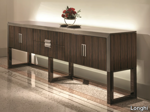 ARMAND - Wooden sideboard with integrated lighting _ Longhi