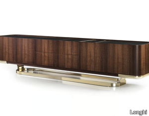 CONCORD - Double-sided wooden sideboard with doors and drawers _ Longhi
