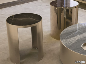 SUN - Marble high side table _ Longhi