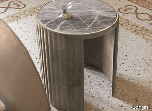 SUN - Round marble coffee table _ Longhi