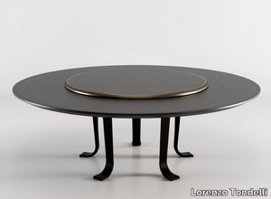 MANTA TABLE KŌAN - Round dining table with Lazy Susan _ Lorenzo Tondelli