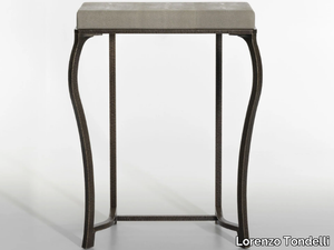 SALOMÈ MINI - Rectangular leather console table _ Lorenzo Tondelli