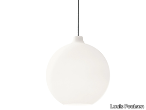 WOHLERT - Opal glass pendant lamp _ Louis Poulsen