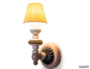 FIREFLY (PINK - GOLDEN) - Porcelain wall lamp _ Lladró