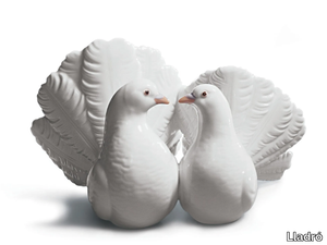 COUPLE OF DOVES - Porcelain decorative object _ Lladró