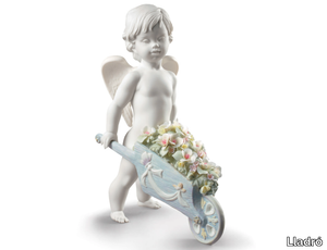 CELESTIAL FLOWERS ANGEL - Porcelain decorative object _ Lladró