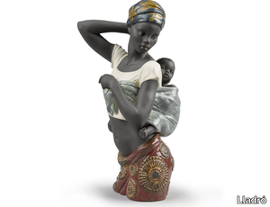 AFRICAN BOND MOTHER - Porcelain stoneware decorative object _ Lladró