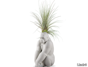 GORILLA GARDEN - Porcelain decorative object _ Lladró