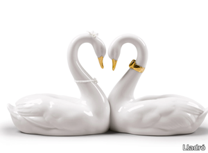 ENDLESS LOVE SWANS - Porcelain decorative object _ Lladró