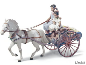 FLOWER WAGON CHILDREN - Porcelain decorative object _ Lladró