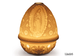 OUR LADY OF GUADALUPE - Cordless porcelain table lamp _ Lladró