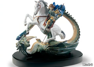 SAINT GEORGE AND THE DRAGON - Porcelain decorative object _ Lladró