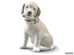 THIS BOUQUET IS FOR YOU DOG - Porcelain decorative object _ Lladró