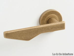 OUTLINE - Brass door handle _ Lo & Co Interiors