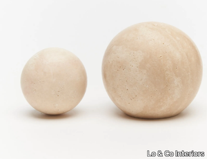 HUBBLE - Travertine furniture knob _ Lo & Co Interiors