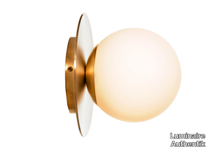 KREMA 0806-LA40 - Glass and aluminium wall light _ Luminaire Authentik