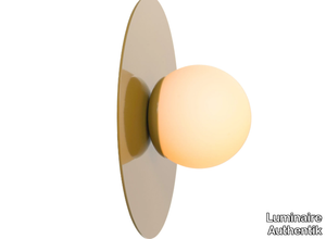 KREMA 1205 -LA40 - LED dimmable glass and aluminium wall light _ Luminaire Authentik
