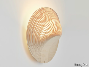 ILLAN - LED multi-layer wood wall lamp _ LUCEPLAN