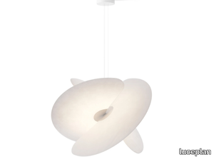 LEVANTE - Recyclable PET pendant lamp with paper effect _ LUCEPLAN