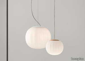 LITA - LED blown glass pendant lamp _ LUCEPLAN