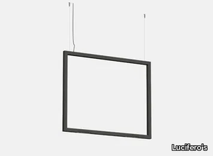 FILE FLEX SQUARE SUSPENSION S108 - LED extruded aluminium pendant lamp _ Lucifero's