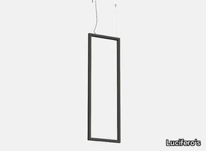 FILE FLEX SQUARE SUSPENSION S515 - LED extruded aluminium pendant lamp _ Lucifero's