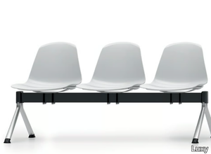 EPOCA - Freestanding beam seating with armrests _ Luxy