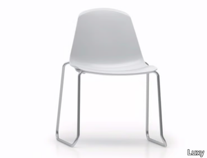 EPOCA - Stackable sled base polypropylene chair _ Luxy