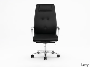 ONE - Swivel executive chair with armrests with castors _ Luxy