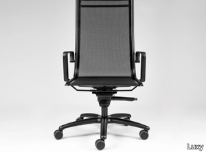 LIGHT - Swivel office chair with armrests with 5-Spoke base _ Luxy