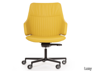 ITALIA - Height-adjustable office chair with castors _ Luxy