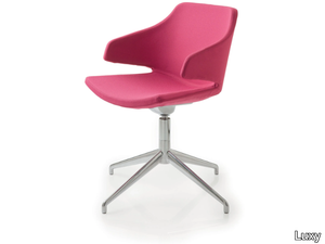 MERAVIGLIA - Swivel trestle-based chair _ Luxy