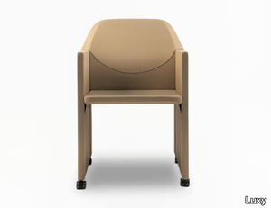 NESTAR - Folding easy chair with castors with armrests _ Luxy