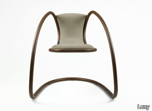 TIMELESS - Cantilever upholstered fabric chair _ Luxy