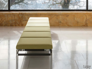 PONTE - Backless fabric bench seating _ Luxy